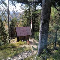Rudolf-Jordan-Hütte auf dem Scheibenfelsen