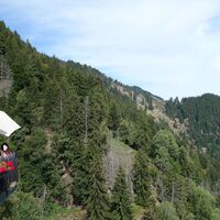 Ausblick beim Gasthaus Steinegg 1500m