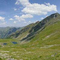 Blick zurück und zu den namenlosen Seen