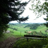 Weg nach Pfad -Alpenpanoramaweg Etappe 18