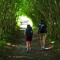 Weg von Saint Lizier nach Moulis
