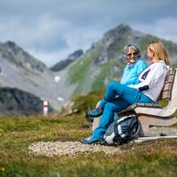 Rastplatz auf dem Panorama Höhenweg
