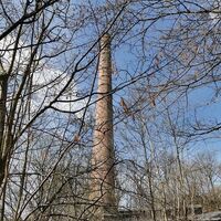 Schlot der ehemaligen Färberei