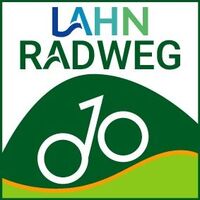 Das Routenlogo am Lahnradweg