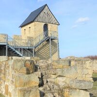 Kaiserpfalz Werla von Süden