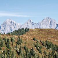 Blick von der Guschen zum Dachstein