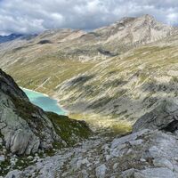 Abstieg zum Mattmarksee