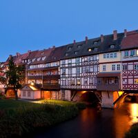 Krämerbrücke am Abend - Erfurt