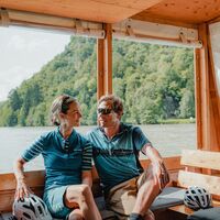 Fähre auf der Donau Haibach