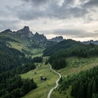 Blick auf die Bischofsmütze