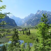 Almtaler Haus - Habernau/Jagersimmerl - Almsee - Hochpfad/Gschirrsattel -  Offensee - Jh. Fahrnau - Rindbachschlucht - Ebensee
