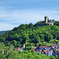 Blick auf Schloss Biedenkopf