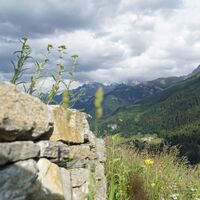 Blick von Guarda auf Sur En d'Ardez