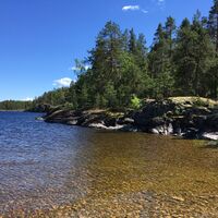 Uferfelsen von Ilkonsaari