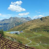 Weg zur Grasjoch Hütte