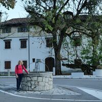 Gabria / Gabrje, letztes Dorf auf der italienischen Seite.