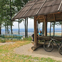 Hütte am Aussichtspunkt "Malschauen"