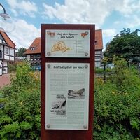Infostele Bad Salzgitter in der Warnestraße Salzgitter-Bad