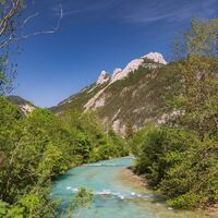 Scharnitz - Wanderung zur Adlerkanzel - Blick auf die Isar.jpg
