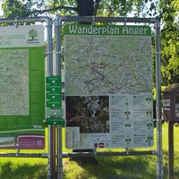 Wanderplan- Übersichtskarte, Anger in der Oststeiermark