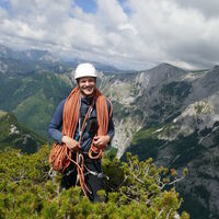 nach den ersten Seillängen heißts gehen...
