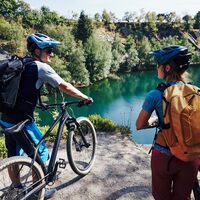 Die alten Schieferbrüche sind ein beliebtes Fotomotiv.