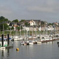 Der Hafen von St. Valery-sur-Somme