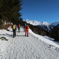 Die letzten Meter hinauf zum Panoramagasthof Kristberg