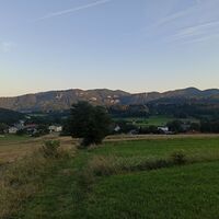 Wir nähern uns dem Bahnhof in Grünbach am Schneeberg