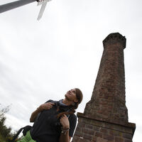 Wanderer am Moosturm