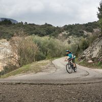 Der letzte Abschnitt der Tour: im Hintergrund der Felsen Policromuro