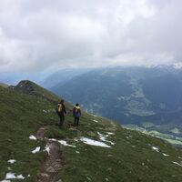 Venet-Rundwanderweg - kurz vor dem Kreuzjoch