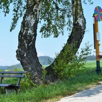 Bankerl mit Wetterlehrpfad-Farbscheibe (Copyright: Karl Gradwohl)