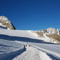 Hinauf zum Übergang zum Hallstätter Gletscher