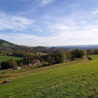 Blick über Pöllauberg, Naturpark Pöllauer Tal in der Oststeiermark