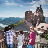 Ausblick von der Burgruine Aggstein