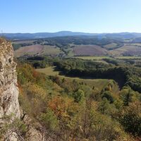 Blick vom Kammweg des Großen Hörselbergs