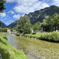 Rückblick flussaufwärts