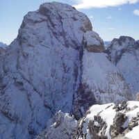 weiterer Wegverlauf; Kleine Galizenspitze - Felsköpfl - Scharte - Daumen - Scharte - Große Sandspitze