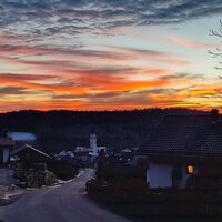 Grattersdorf nach Sonnenuntergang