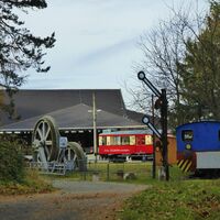 An der Bergstation der Oberweißbacher Bergbahn
