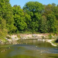 Blick auf die Argen von der Gießenbrücke
