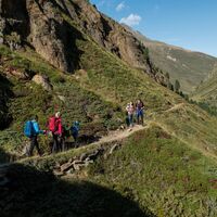 Wanderweg Rofenhöfe zum Hochjoch Hospiz