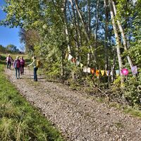 Filzkunst am Wanderweg