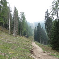 weiterer Aufstieg zum Gipfel Monte Roen
