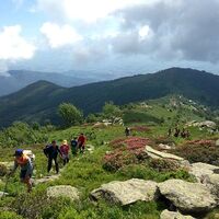 Aufstieg zum Monte Servin
