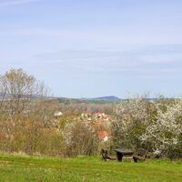 Sitzgruppe am Rumberg mit Blick zum Regenstein
