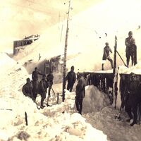 Die Schutzhütte Pernici während des Ersten Weltkriegs