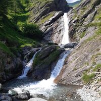Wasserfall unterhalb von Crosenna