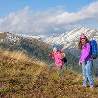 Kurz vor dem Gipfel. Blick Richtung Gaaler Hintertal.